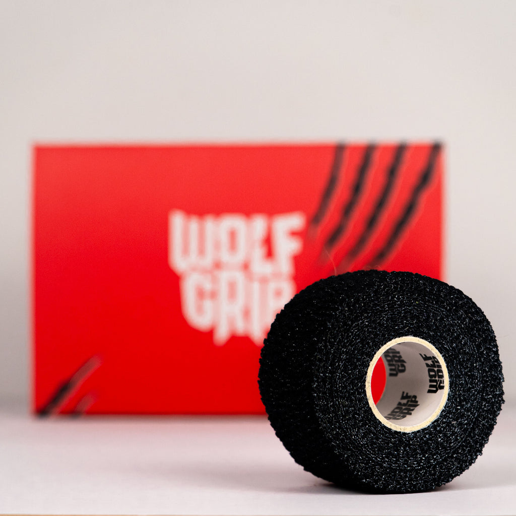 TAPE WOLF GRIP - BLACK - 3.8cm x 7m - 6 PACK
