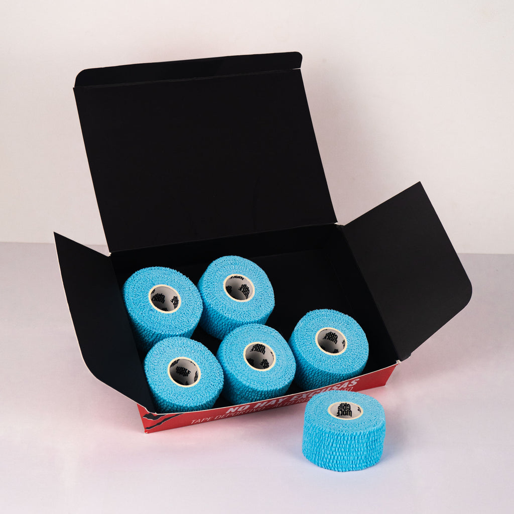 TAPE WOLF GRIP - CELESTE - 3.8cm x 7m - 6 PACK