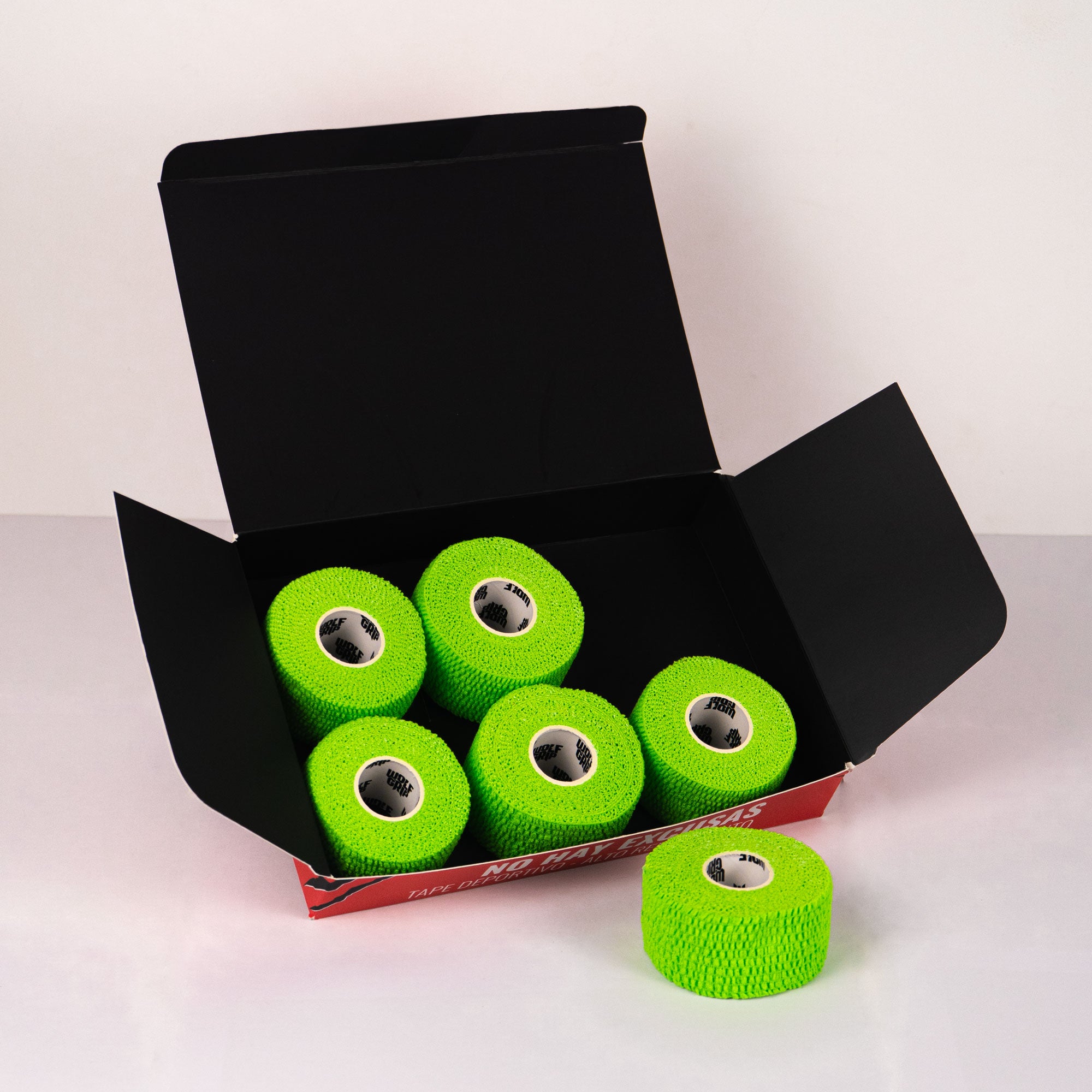 TAPE WOLF GRIP - VERDE - 3.8cm x 7m - 6 PACK
